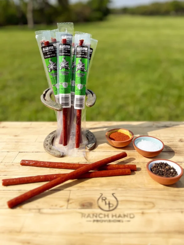 Alligator Beef Jerky Stick (Cajun-flavor)