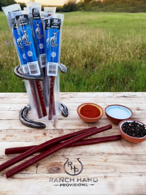 Elk Jerky Stick (Peppered)